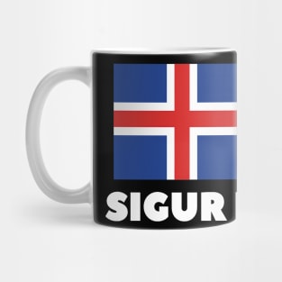 Sigur Ros white flag Mug